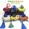 Dragon Boat Festival Antigo Pescoço de mão pendurado fada saco de cabelo pingente Hanfu acessórios bordado brochura sachê sachê saco vazio