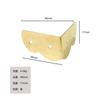 Jingmao Hardware Novo Chinês Antigo Ângulo Reto Caixa de Madeira Ângulo Fixo Código Caixa de Joias Canto Borda Decorativa