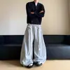 Estación Independiente 2026wish Pantalones Casuales de Cordón para Hombre Estilo Americano Simples, Únicos, Cómodos, Color Sólido, Rectos