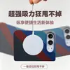Funda para Teléfono Plegable Apple Duo iPhone 18U Fibra de Carbono Magnética Doble Eje Semi-Cubierta Anti-Caídas Dura
