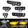 Faro Universal de Tres Leds para Automóviles, Motocicletas y Vehículos Eléctricos, LED de Alto Brillo con Interruptor Integrado de Luz Alta y Baja, Impermeable, Faro Modificado Estroboscópico
