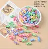 Acrílico Color AB Color Sólido Dos Tonos Caramelo Mariposa Con Cuentas Cadena para Teléfono Móvil Cuerda para el Cabello Cuentas Sueltas Accesorios para Joyería DIY Venta al por Mayor