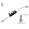 Máquina de Limpeza de Alta Pressão Máquina de Lavar Carro Pistola de Água Haste de Pistola de Aço Inoxidável Pistola de Pulverização Bico Bico Adaptado para Dr. Lava Kaichi