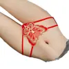 Lencería Sexy Tallas Grandes Tao Nai'Er, Atractivo Bordado de Encaje, Tirantes Finos Calados, Braguitas Transparentes de Mariposa Juguetona