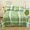 Sábana de Algodón Grueso Engrosada de una Pieza para Uso Doméstico, Cama Doble, Lavable a Máquina, Juego de Sábanas Amigable con la Piel para Dormitorio de Estudiantes, Venta al por Mayor