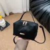 Bolsa de Ombro Única Transversal Casual Nova Moda Texturizada Cor Sólida Retrô Simples Grande Capacidade 2026 Início da Primavera Bolsa Quadrada Pequena