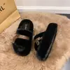 Pantuflas mullidas de suela gruesa para mujer para usar al aire libre, nuevas pantuflas de algodón de moda de otoño, zapatos mullidos para mujer