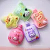 Garrafa de Bebida Cartoon Sanrio Brinquedo de Comida Corda de Cabelo Brincos Cola de Creme DIY Capa de Celular Acessórios de Joias de Resina