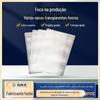 Grande Quantidade de Produtos Eletrônicos Pontuais Sacos Plásticos Selados em Três Camadas Sacos Transparentes Foscos Boca Plana Espessada Fácil de Rasgar Sacos de Embalagem para Máscaras Faciais