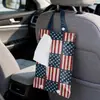 Nuevo producto transfronterizo: Bolsa de Pañuelos del Día de la Independencia Americana, Caja de Pañuelos Colgante para Coche, Bolsa de Pañuelos Decoración Festiva, Venta Directa del Fabricante