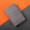 Caderno de folhas soltas de alta qualidade A6, couro sintético, bloco de notas empresarial, diário de estudante personalizado, atas de reunião