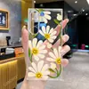 Funda Transparente Popular de Flor Sonriente de Lazada para Teléfono Móvil Galaxya15 Carcasa Blanda S25Edge Venta al por Mayor Transfronteriza S24+