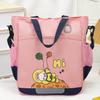 Bolsa de atividades extracurriculares para crianças do ensino fundamental e médio, mochila de ombro, bolsa de arte masculina e feminina, bolsa de mão, bolsa para carregar livros, pode ser fixado o logotipo