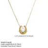Collar Transfronterizo Estilo Francés de Lujo Ligero Nicho Acero de Titanio para Mujer, No se Desvanece, Nuevo Modelo 2026, Cadena para Clavícula con Colgante Simple y de Gama Alta