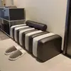 Banco longo para salão de beleza, cadeira de espera para área de descanso, banco pequeno para trocar de sapatos, novo sofá-banco minimalista criativo para sala de estar