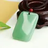 Colgante de Aventurina Aiyu Collar Amuleto de Aventurina Verde Fábrica de Jade Venta al por Mayor Dropshipping S3092306