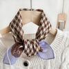 Bufanda Pequeña Cuadrada de Estilo Japonés Ligera Retro Artística en Capas Estilo Mori Paisley Bufanda de Seda para Viajero Bufanda para el Cuello Pañuelo para la Cabeza Bufanda de Algodón Lino Estilo Coreano