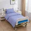 Cama Médica Hospitalar Roupa de Cama Poliéster Algodão Lençol de Cama Capa de Edredom Fronha Casa de Repouso Centro de Saúde Clínica Quarto Conjunto de Três Peças