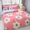 Nuevo engrosado lijado cuatro piezas dormitorio estudiantil tres piezas simple agradable a la piel funda de edredón sábanas ropa de cama al por mayor