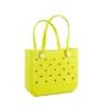Bolsa Eva Beach Hole Satchel Impermeável Bolsa de Viagem para Mulheres Lavável Adequada para Esportes Praia Mercado Piscina