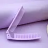 Pente Dobrável para Mulheres, Meninas, Estudantes, Viagem, Portátil, Dentes Finos, Modelagem de Franja Volumosa, Mini Pente para Divisão de Cabelo