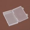 Caja de Plástico Rectangular Transparente de 15.5cm Papelería Tarjeta Joyería Accesorios Digitales Embalaje Caja de Almacenamiento de Herramientas