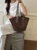 Bolsa de Viaje Versátil Tejida 2026 Cubo Nuevo Tote Gran Capacidad de Mano Verano Bolso de Hombro Único Simple para Mujer