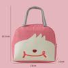 Nova lancheira de estilo bolsa de isolamento de folha de alumínio lancheira portátil lancheira simples espessada lancheira da moda com estampa