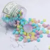 Perlas de Cera Perladas de Ocho Caras en Botellas de Plástico Grandes, 200 Piezas, 148 Colores, Cera Fina para Sellar Sobres, Lote Mixto