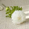 Galho Curto Cravo Crisântemo Simulado Flor Artificial Hotel Casamento Fotografia Decoração de Casa Decoração Suave Flores Florais