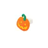 Anillo Luminoso de Halloween Lámpara de Calabaza Broche Decoración Regalo para Niños Juguete Decoración de Escena Accesorio de Disfraz Regalo