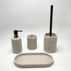 Taza de Boca con Textura de Piedra para Lavar y Cepillar Taza para juego Dental Estilo Europeo Lujo Ligero Bandeja para Lavabo de Baño