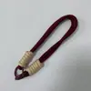 Cordón de pulsera corto para teléfono móvil, personalizado, portátil, con diseño de arcoíris, para hombre y mujer, llavero antipérdida, cadena colgante para teléfono móvil.