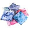 Tela lisa con estampado tie-dye, algodón puro, tradicional, hecha a mano, azul, estampada y teñida, para mantel, tapete de té, tela para ropa DIY