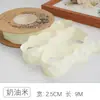 Caixa de Presente Dobrável com Blocos de Cor e Flores Tridimensionais Material de Embalagem Fita Laço Macaron Venda por Atacado Decoração de Fita