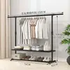 Simple Estante Plegable para Secar Ropa para Dormitorio, Perchero de un Solo Poste para Interiores, Soporte Plegable para Secar Ropa en Balcón para Uso Doméstico