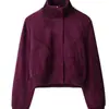 Fabricante mayorista de ropa para mujer transfronteriza 2026 AliExpress artículo más vendido moda francesa casual efecto gamuza chaqueta con cuello alto