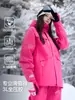 Traje de Esquí Personalizado Procesado Tela 3L Cortavientos, Impermeable y Cálido Tabla Única y Doble Hombres y Mujeres Traje de Esquí Americano Exterior