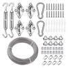 Acero Inoxidable 304 Triangular Rectangular Accesorios Vela de Sombra Cable Recubierto Cuerda Herrajes Sombra Hebilla Diamante Herrajes Hebilla de Puerta
