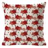 Capas de Almofada de Plantas e Flores, Decoração Simples para Casa, Sofá da Sala de Estar, Capas de Almofada Decorativas para Janela de Canto, Personalizáveis