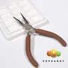 Pinzas Seiko Mini Herramienta Manual DIY No. 72 0.7mm Hilo de Jade Negro Cadena para Teléfono Móvil Aguja para Perlas Aguja para Perlas de Arroz