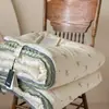 Estilo Francês Um Pequeno Floral Retrô Algodão Fio Duplo Renda Pequena Colcha de Feijão Lavável à Máquina Primavera Outono Inverno Colcha Colcha Quente