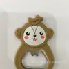 Abridor de Garrafa de Cola Macia em PVC Desenho Animado Portátil Plástico Cerveja Gatinho Pinguim em estoque Presente