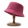 Chapéu de Pescador em Sarja Lavada Vintage para Primavera e Outono, Chapéu de Sol Unissex, Chapéu de Pescador Liso da Moda para Casais