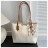Bolsa Grande de Capacidad para Viajes Diarios Sencillos para Mujer, Bolso Tote Moda Coreana, Bolso de Hombro Texturizado Único Primavera/Verano 2026