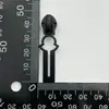 Gama Alta No. 5 Cabezales de Cremallera de Nylon de Uso Inverso, Cabezal de Cremallera Negro por Electroforesis, Accesorios para Chaquetas, Cabezal de Cierre de Cremallera Pintado de Aleación de Zinc