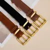 Cinturón Popular de Terciopelo Imitación Transfronterizo con Hebilla de Pin de Cuero PU Estilo Coreano Casual para Jóvenes y Adultos Cinturones para Pantalones de Hombre y Mujer Fabricante Stock Listo