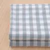 Ninho de estimação listrado japonês fio de linho imitação tecido xadrez de algodão e linho cor sólida travesseiro toalha de mesa tecido jacquard