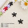 Acessórios coloridos de estrela-do-mar em liga oceânica pintados, materiais para corrente de celular DIY, acessórios de cabelo, enfeites artesanais de estrela de cinco pontas