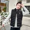 2026 nuevo chaleco de algodón slim-fit, que realza la figura, minimalista, de cuello pequeño, ligero, corto, moderno para mujer